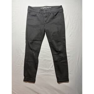 American Eagle Jeans Woman Size 4 - Black Jeggings